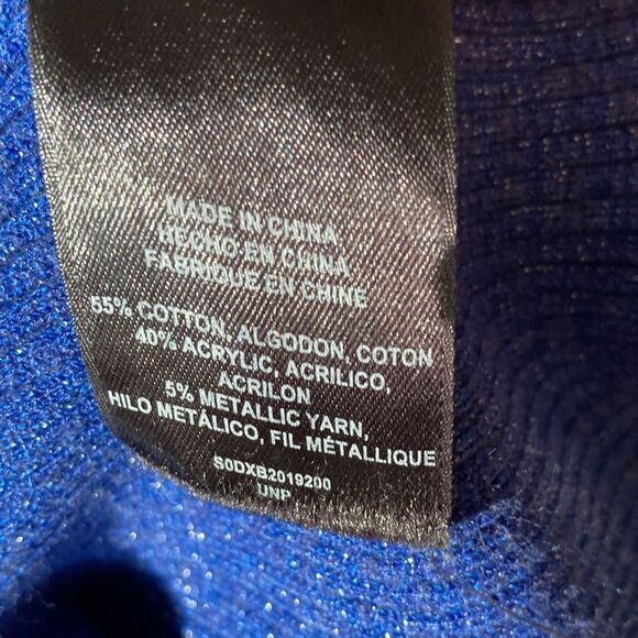 Bebe V-Neck Striped Three Quarter Button Up Three Quarter Sleeve Sweater S - Picture 9 of 10